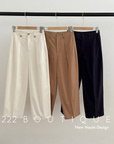 High-waist trousers
