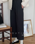 High-waist trousers