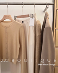 Button knit cardigan