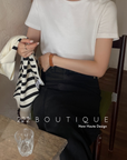 basic cotton t- shirt