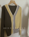Fine- knit cardigan