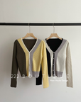 Fine- knit cardigan