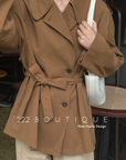 Cotton classic trench coat