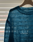 Chunky-knit sweater