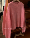 Chunky-knit sweater