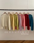 Chunky-knit sweater