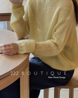 Chunky-knit sweater