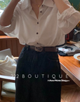 oversized cotton shirt