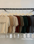 message knit shirt
