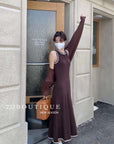sleeveless dress