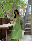 TIERED COTTON DRESS