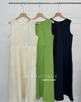 TIERED COTTON DRESS