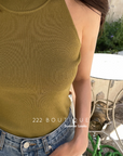 Ribbed knit top