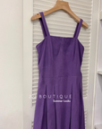 TIERED COTTON DRESS