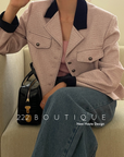 Buttons tweed blazer