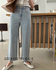 straight jeans