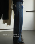straight jeans