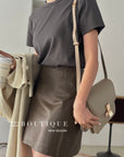 short leather skirts
