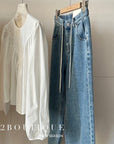 straight jeans