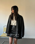 short leather skirts