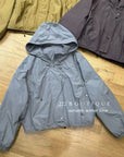 17a14 Puffer windbreaker with hood