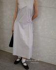 16v8 Tiered round-neck silk dress