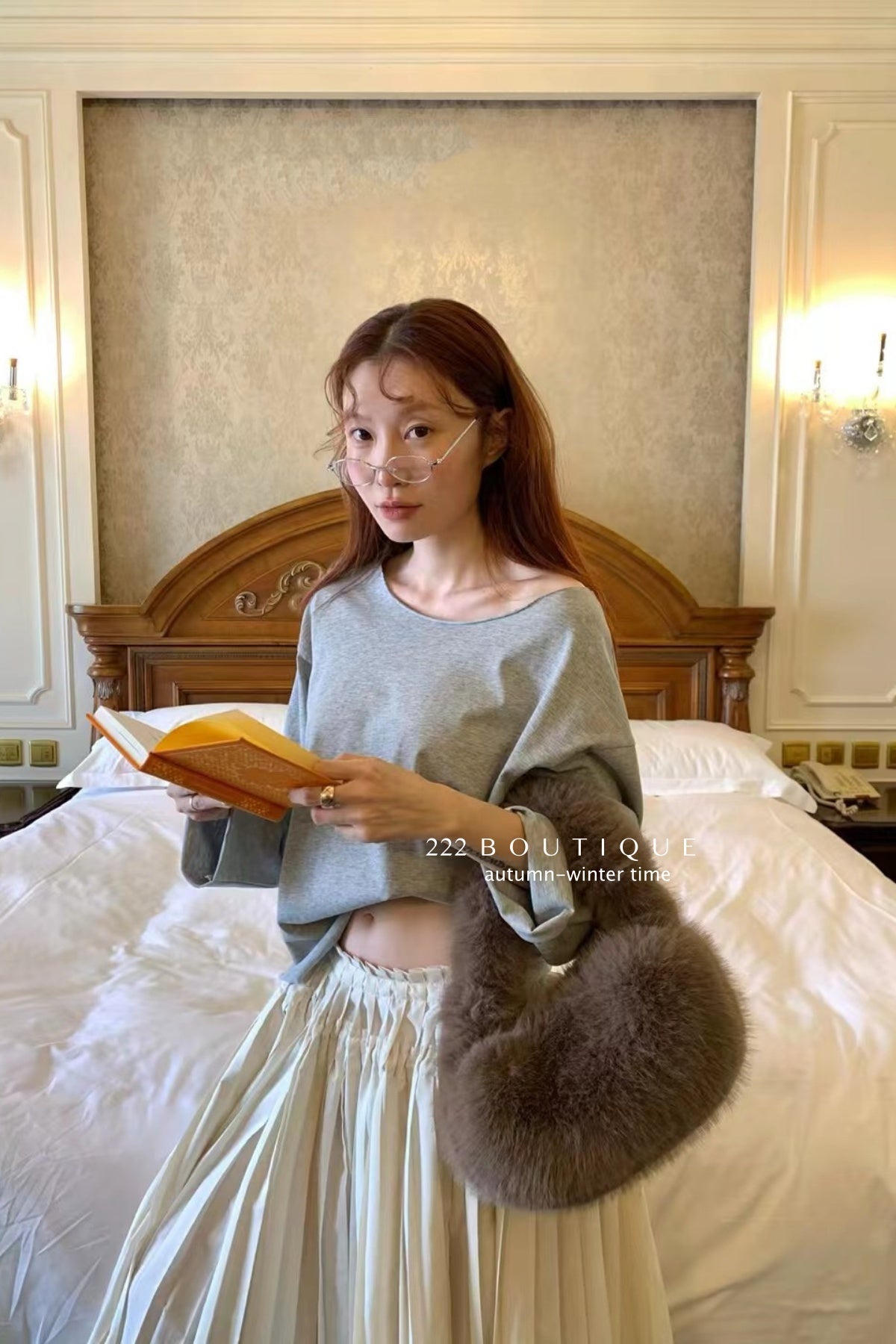 17a85 Asymmetrical Neck Basic Cotton Top