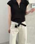 28q1 - BELTED MIDI SKIRT