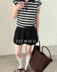 28A8 - KNIT POLO TOP
