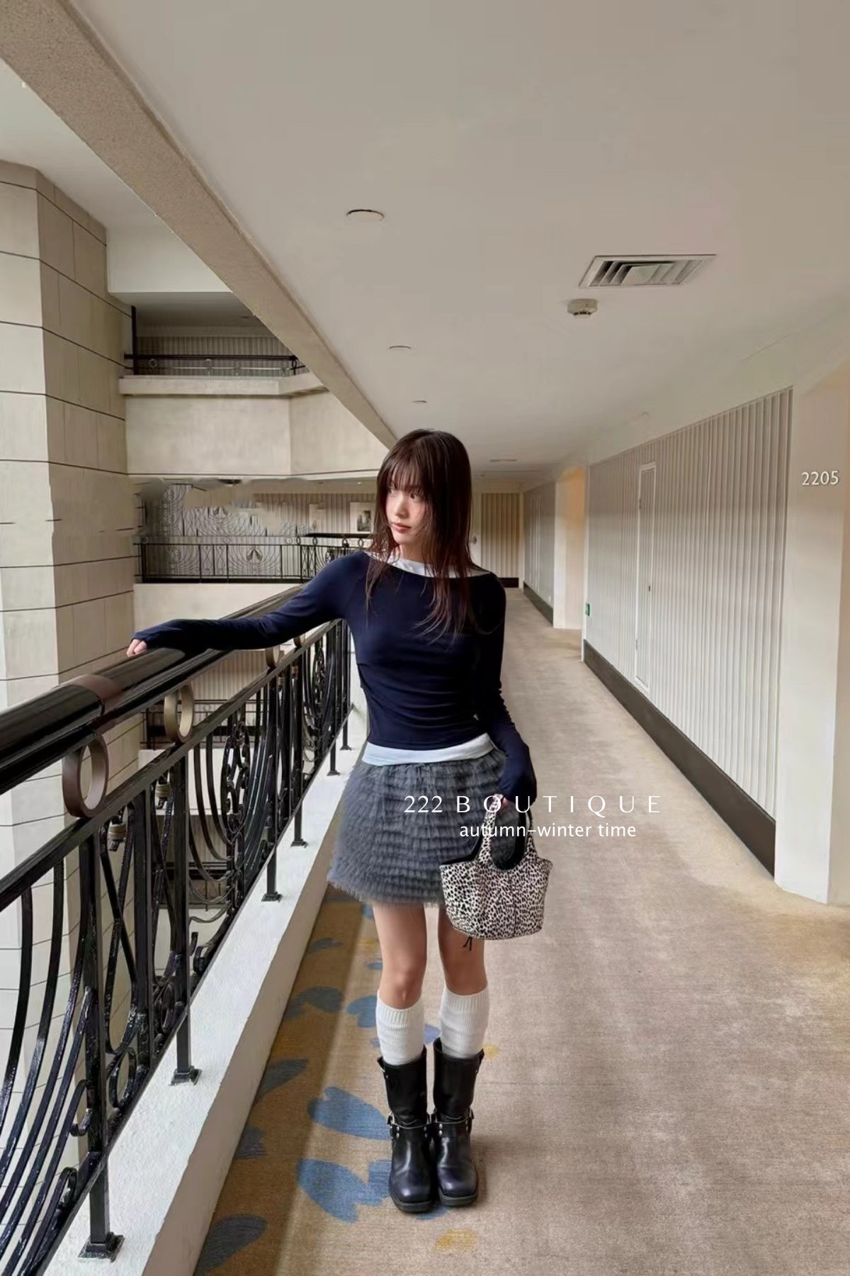 17v10 Tiered pleated mini skirt