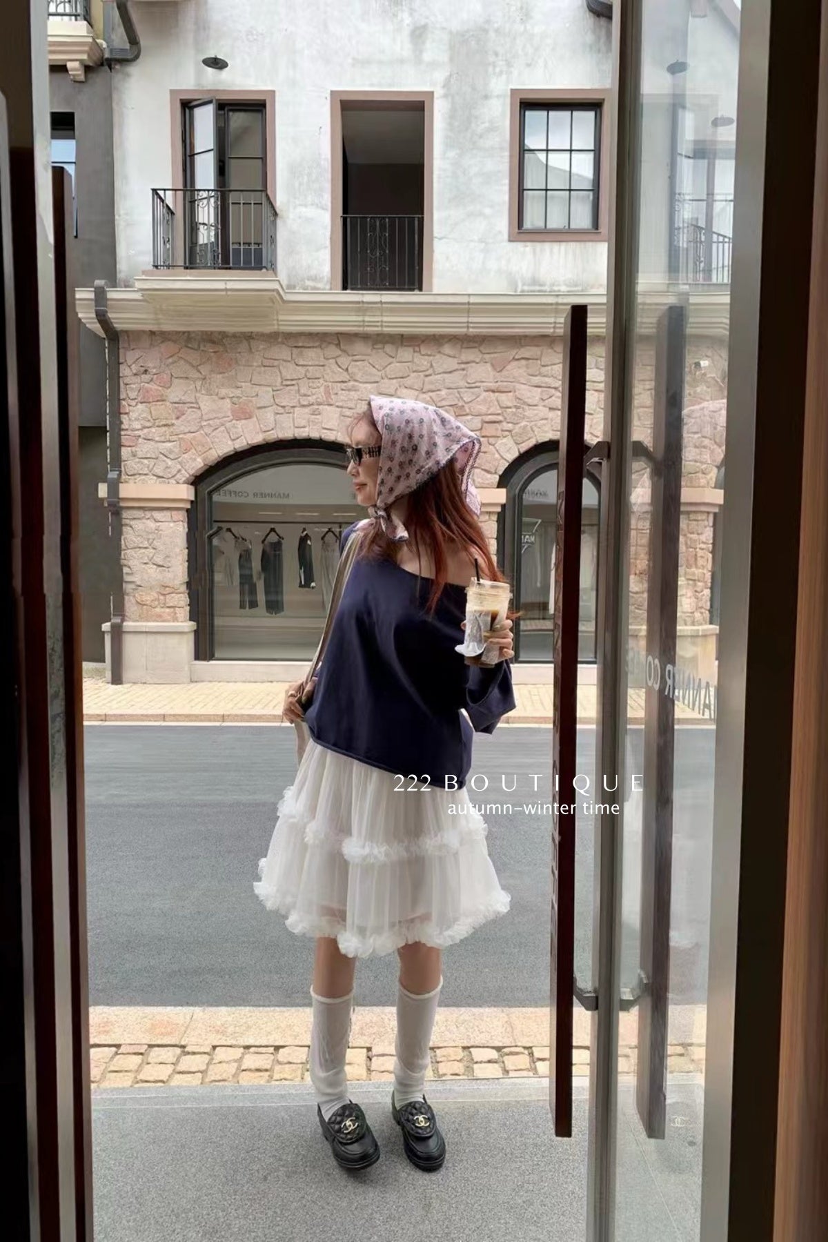 17a85 Asymmetrical Neck Basic Cotton Top