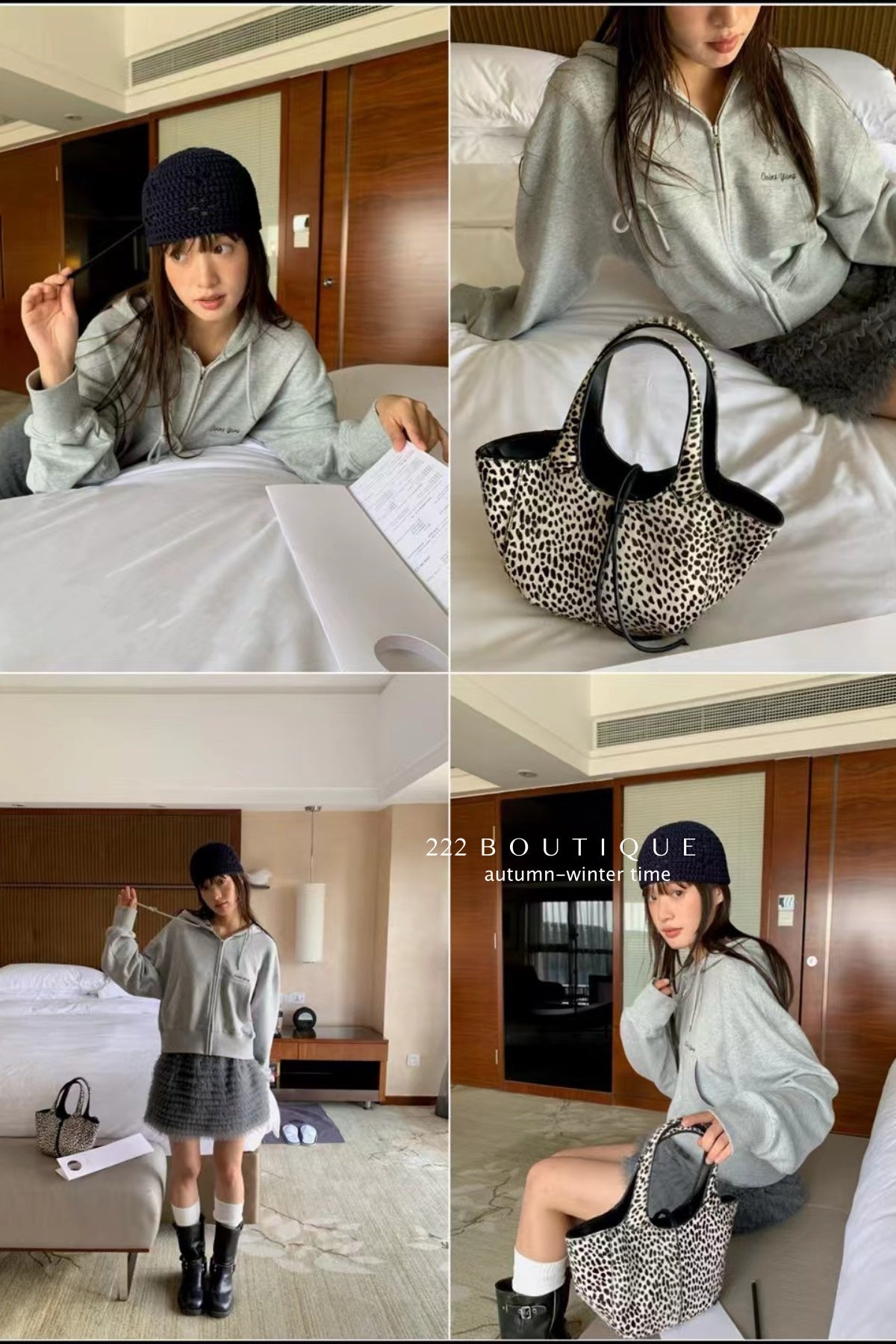 17a106 Basic cropped hoodie