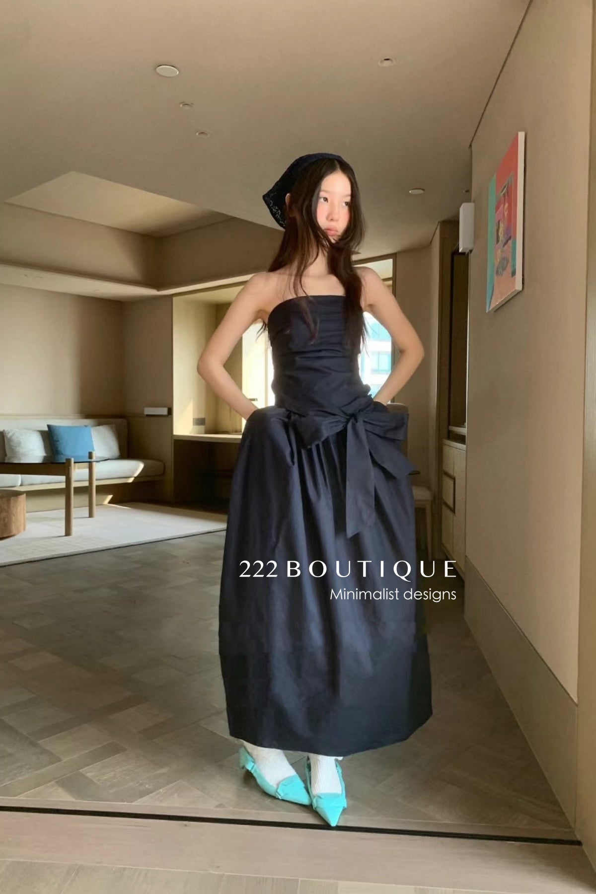 12v46 Ruched Strapless Dress – Volume &amp; Detail