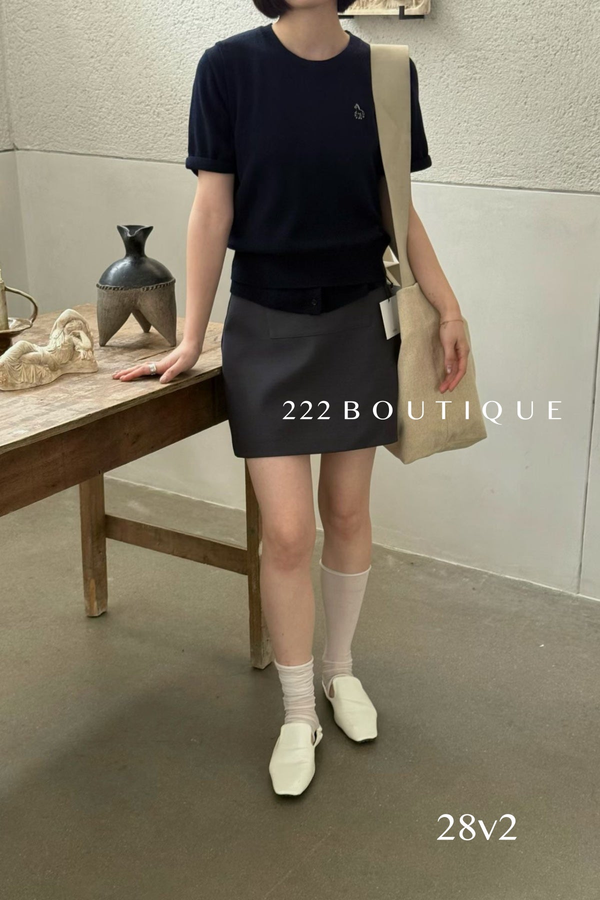 28v2 - MINI  PLEATED SKORT