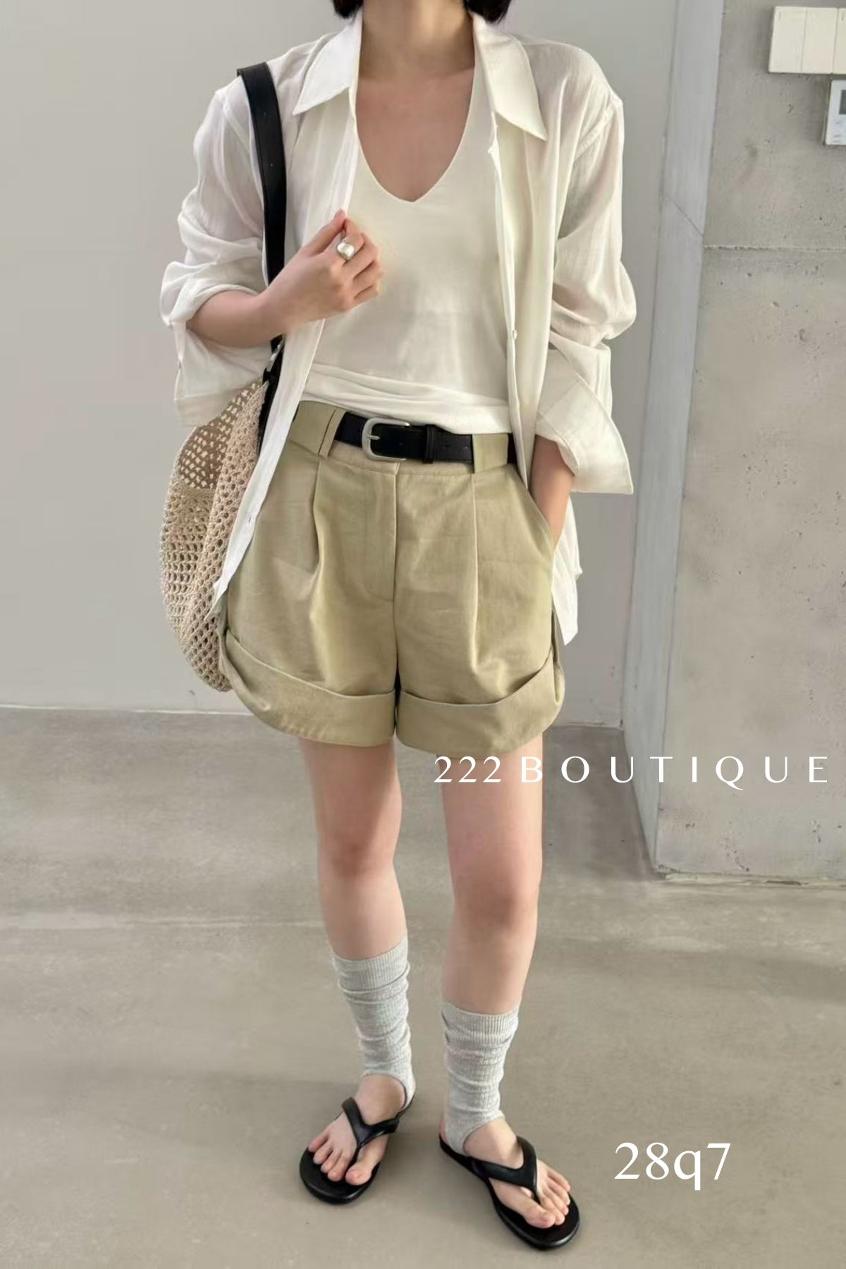 28q7 -  BELTED CARGO  SHORTS