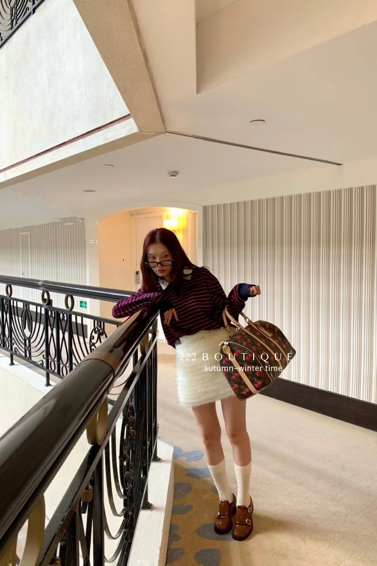 17v10 Tiered pleated mini skirt