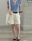 28A3 - STRIED RINGER TEE