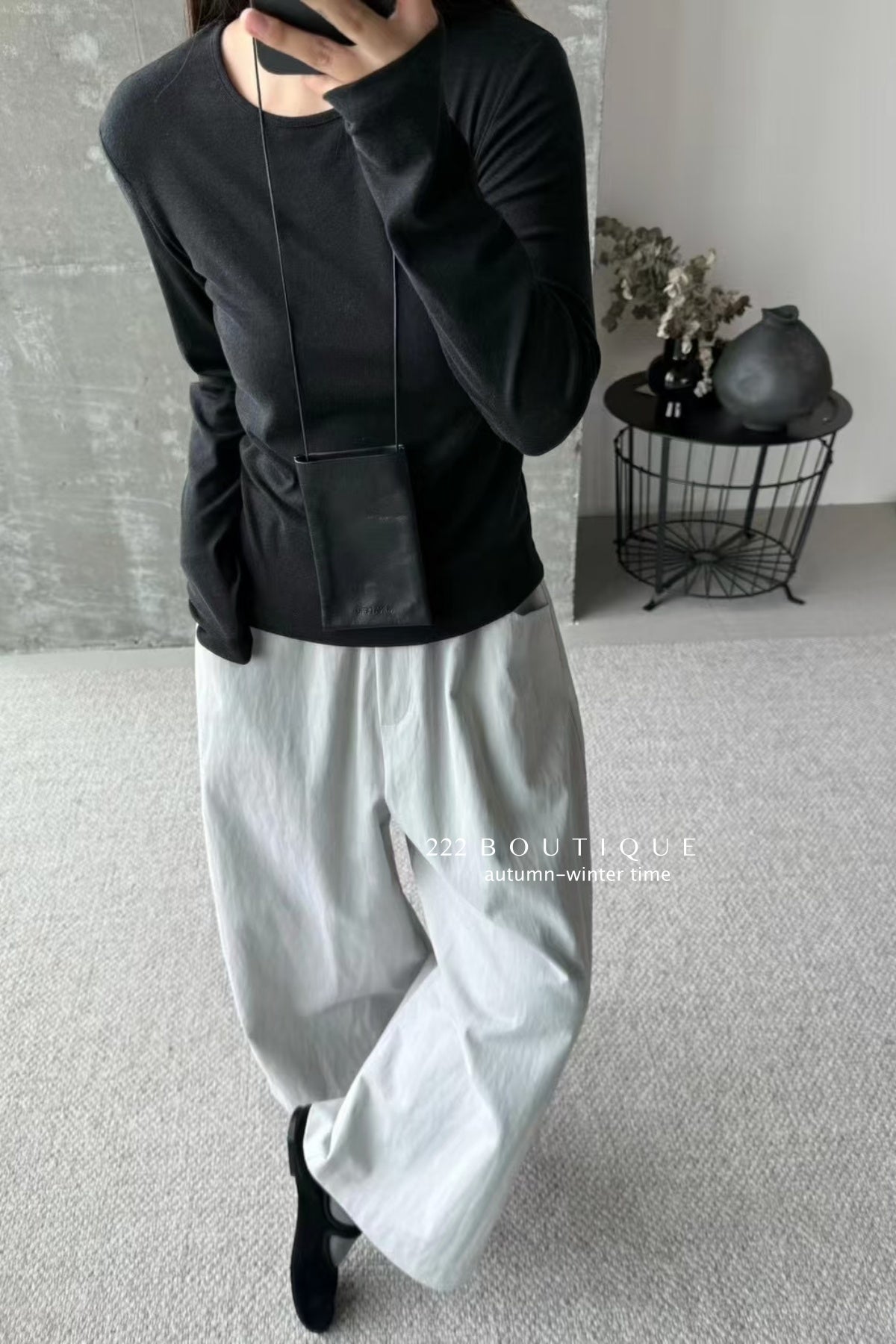 17a108 Cotton long-sleeve top