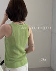 28a1- RIBBED KNIT TANKS