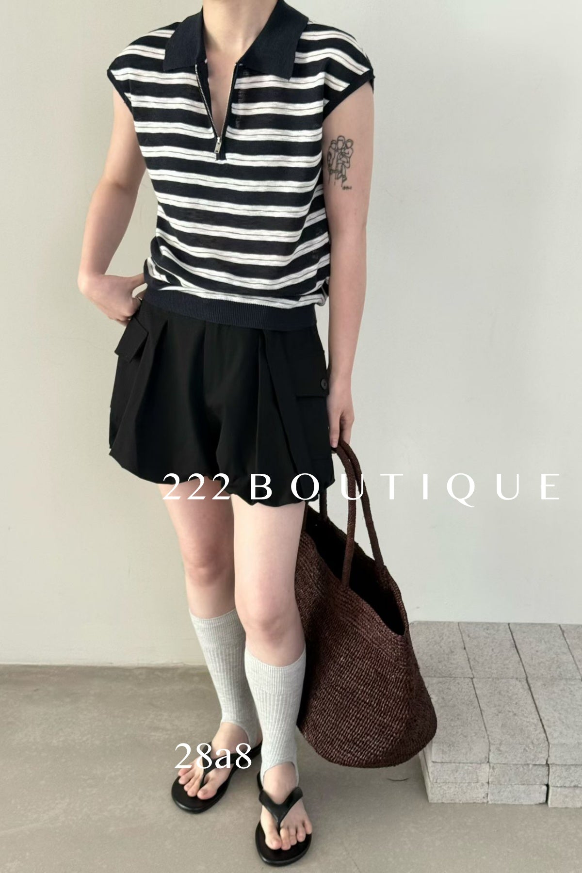 28v2 - MINI  PLEATED SKORT