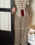 28A14-  STRIPED BASIC TEE