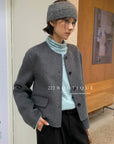 18a40 Cashmere handmade wool coat