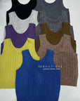 17a115 Basic cashmere gilet