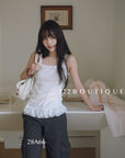28A66- LACE TRIM CAMI TOP