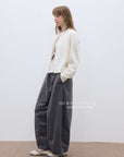17q11 Wide-leg corduroy pants