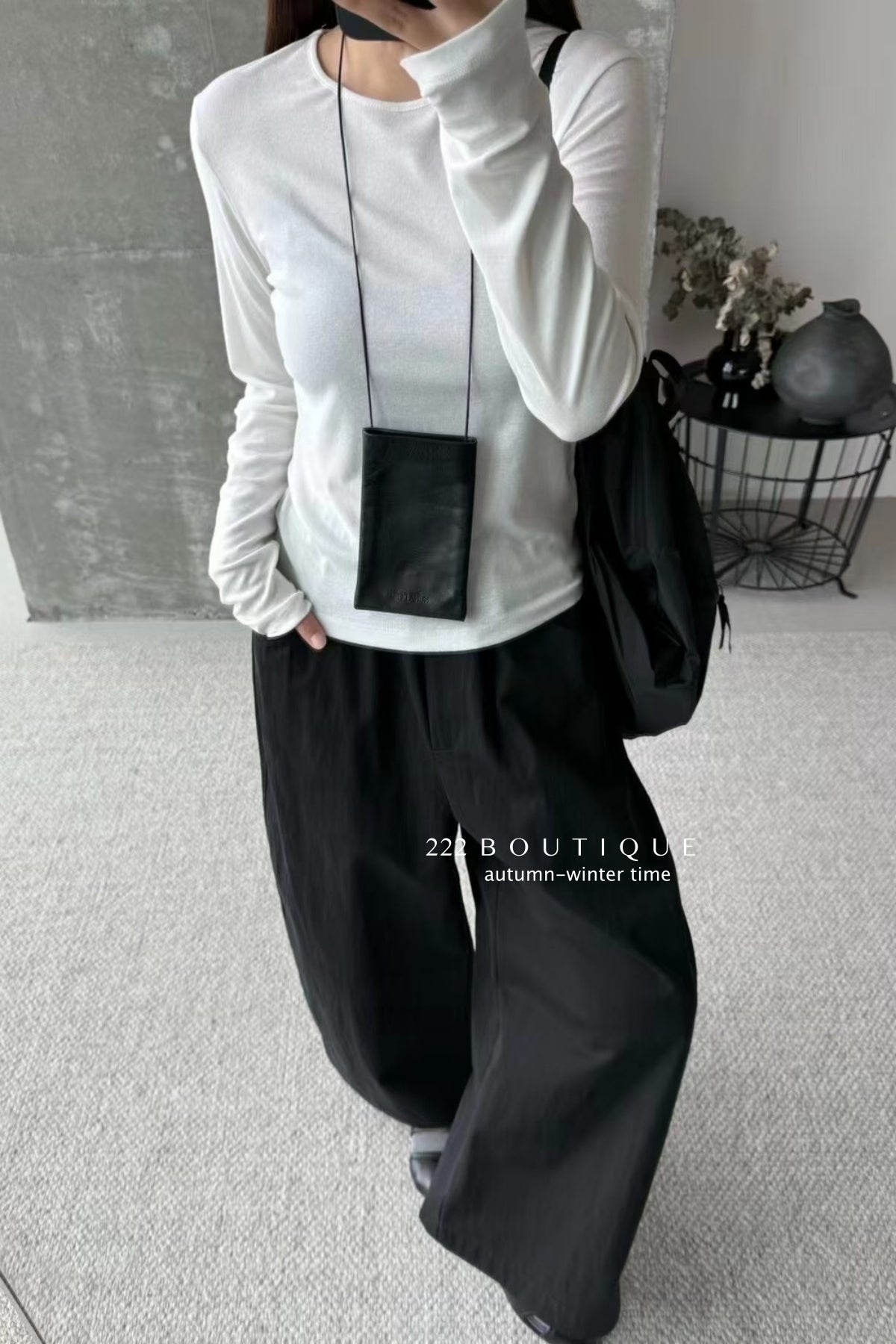 17a108 Cotton long-sleeve top