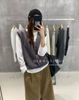 18a52 Cashmere knit vest