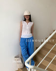 28a100 -  SLEEVELESS KNIT TOP