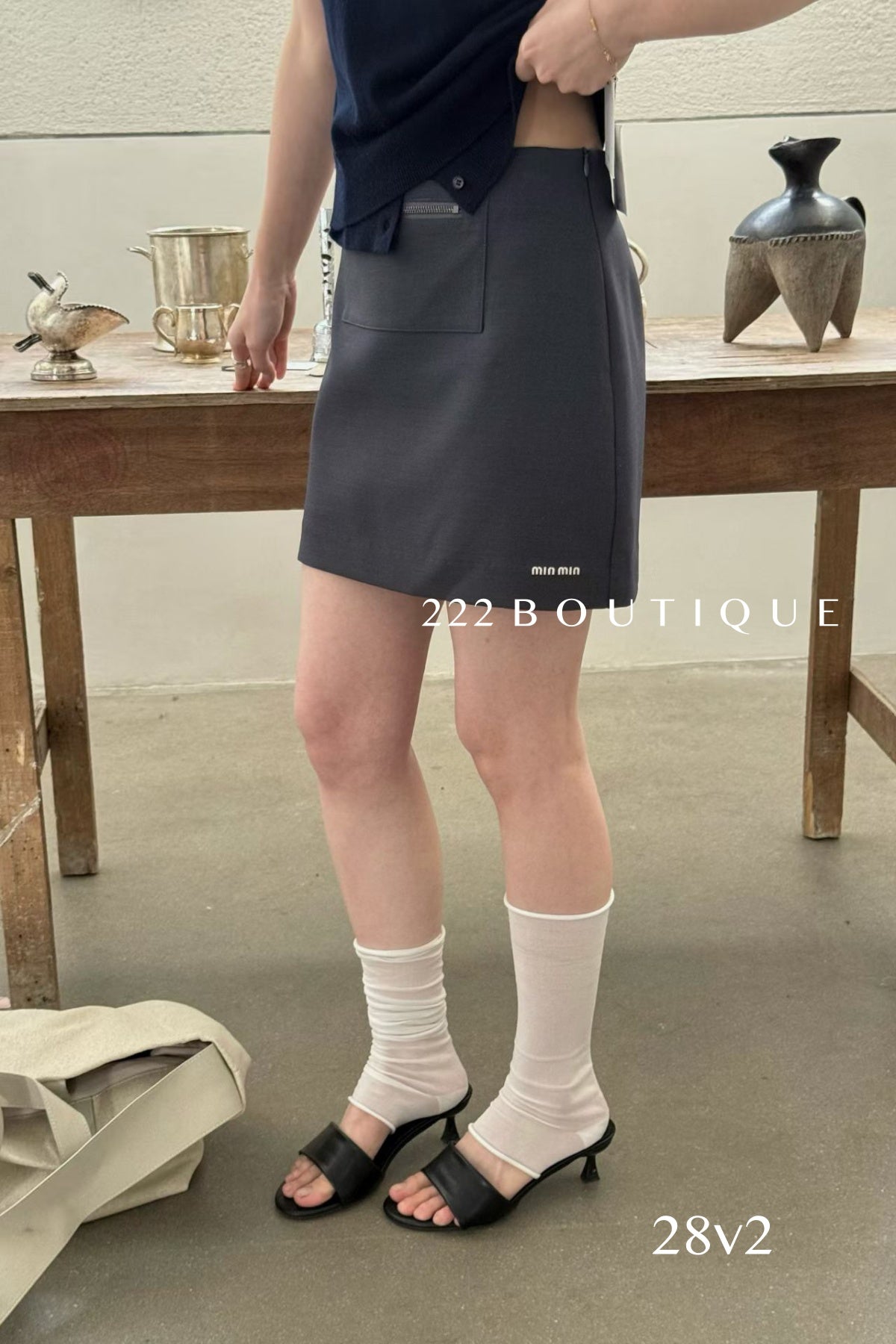 28v2 - MINI  PLEATED SKORT