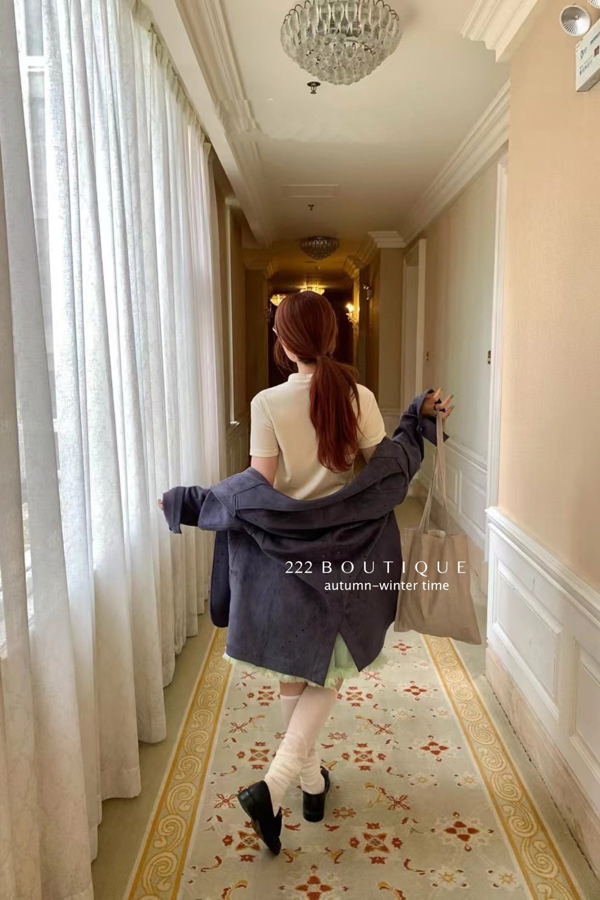 17a88 Basic velvet short-sleeve top